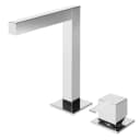 Deck-mounted, 2 hole basin mixer: Lever 2