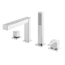 Deck-mounted 4-hole single-lever bath/shower mixer: Lever 2