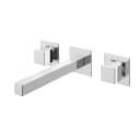 3 hole, wall basin mixer. Spout with 170mm