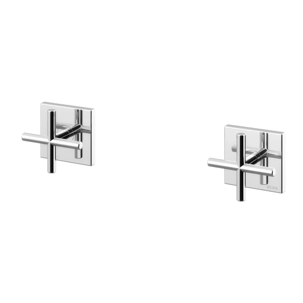 2 hole concealed mixer, with 1 outlet