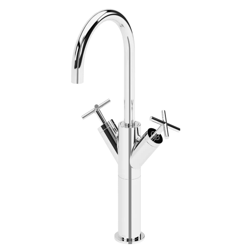 Basin mixer for free-standing basins