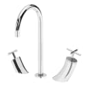 Deck-mounted, 3 hole basin mixer