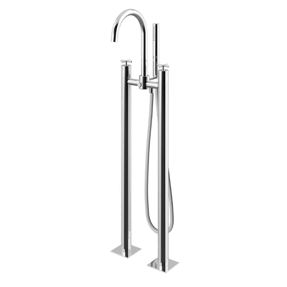 Bath/shower mixer, floor-mounted