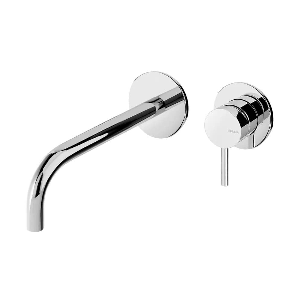 2 hole wall basin mixer. Spout with 210mm