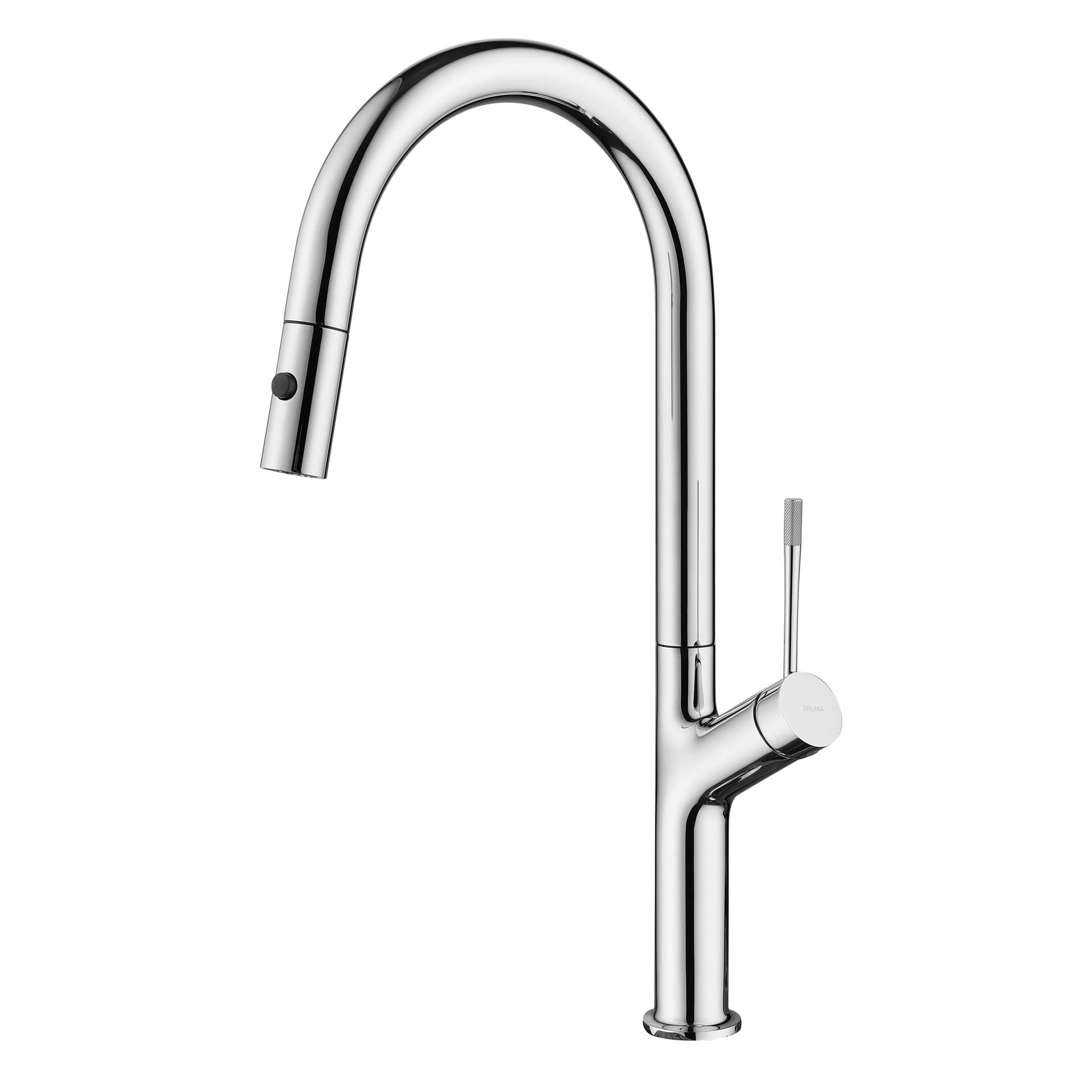 Sink mixer with swivel spout and pull out handshower with 2 jets - Ginger