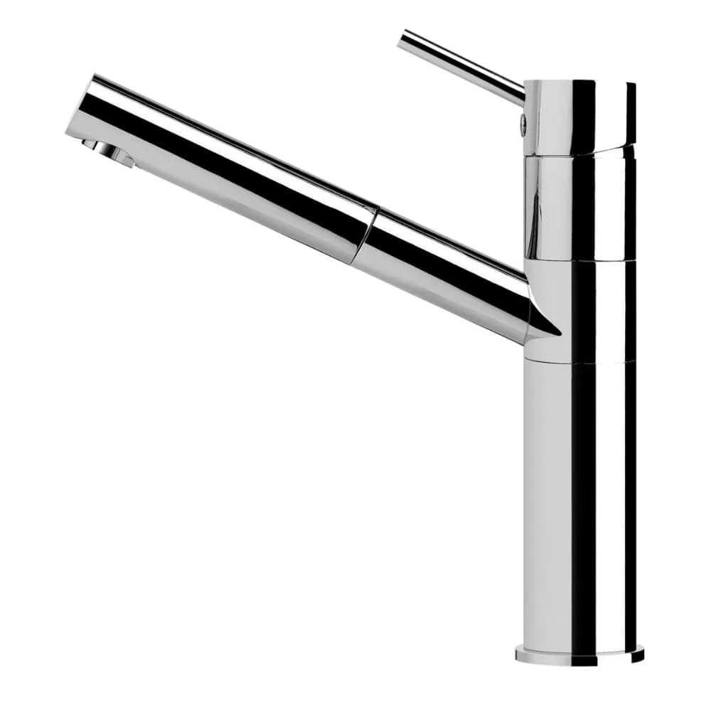 Sink mixer with swivel spout and pull out handshower - Ginger