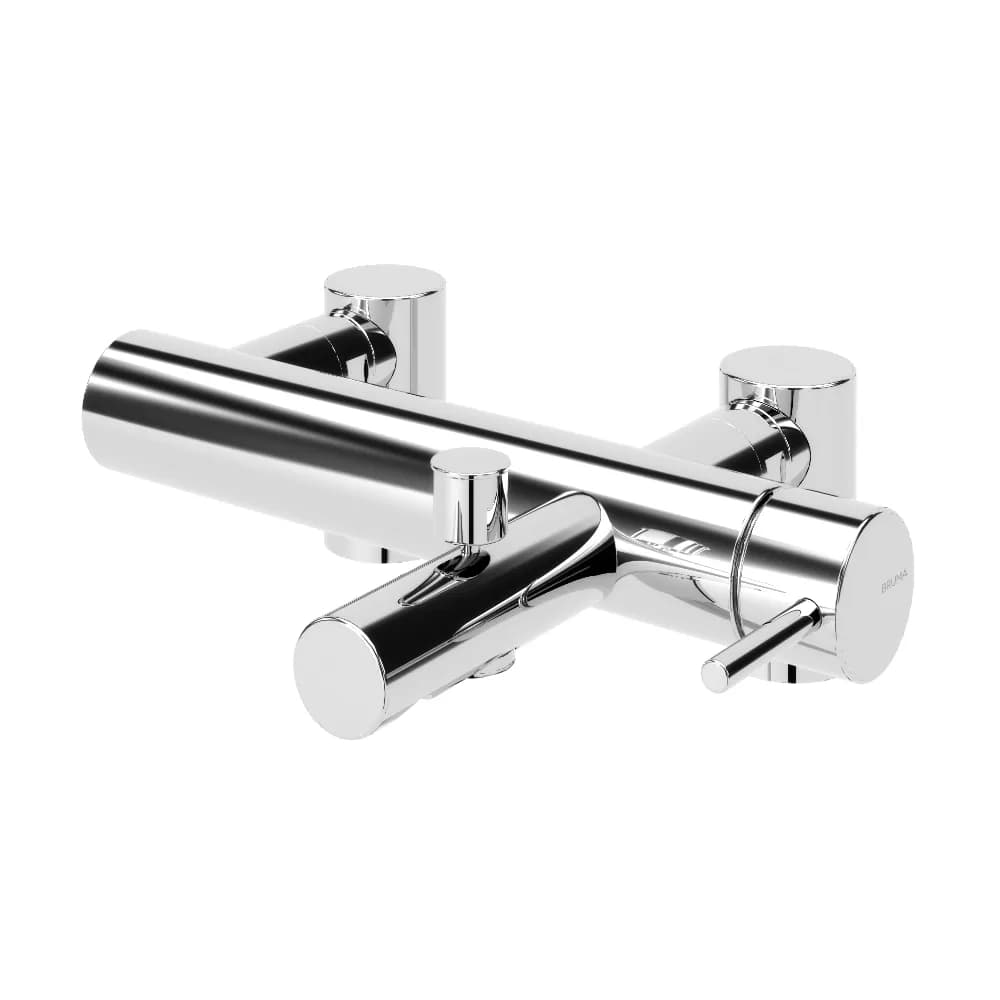 Rim mounted 2 hole Bath/shower mixer