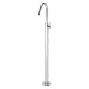 Free-standing single-lever basin mixer, upper spout