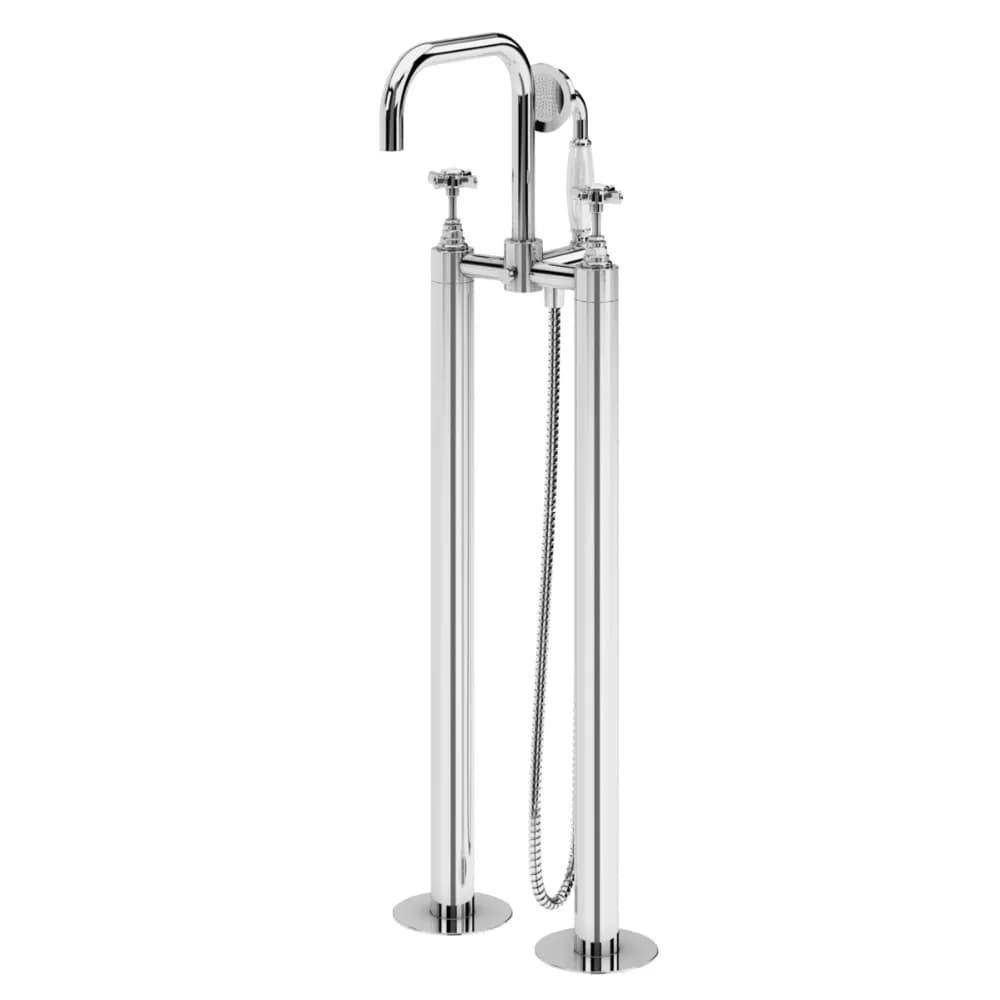 Bath/shower mixer, floor-mounted