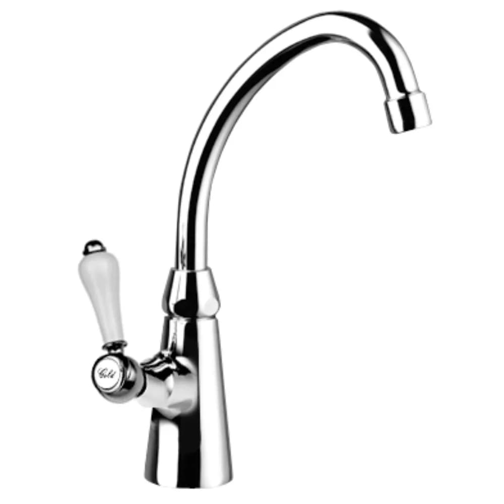 Basin pilar tap, swivel spout