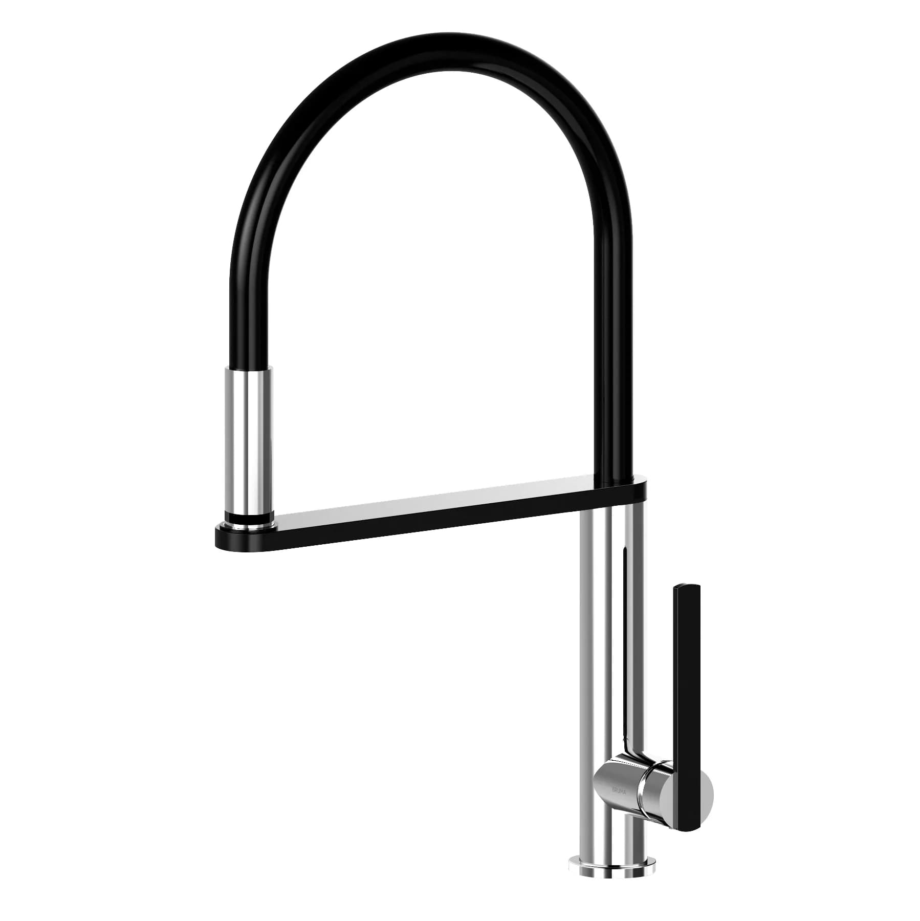 Sink mixer, gel swivel spout and extendable handshower - Mentha