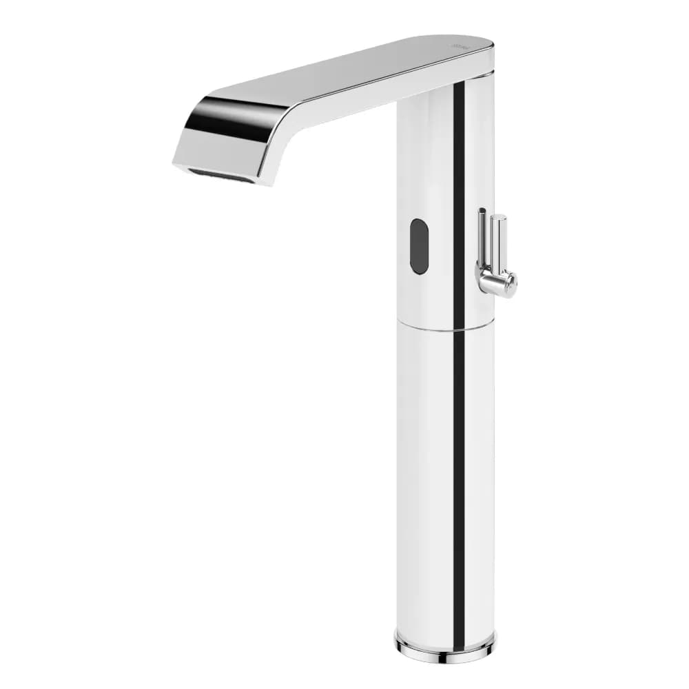 Infrared electronic basin mixer for free-standing basins - Breeze: AC-powered