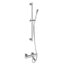 Thermostatic bath/shower mixer: With shower rail EloX