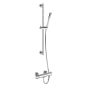 Thermostatic shower mixer: With shower rail EloX
