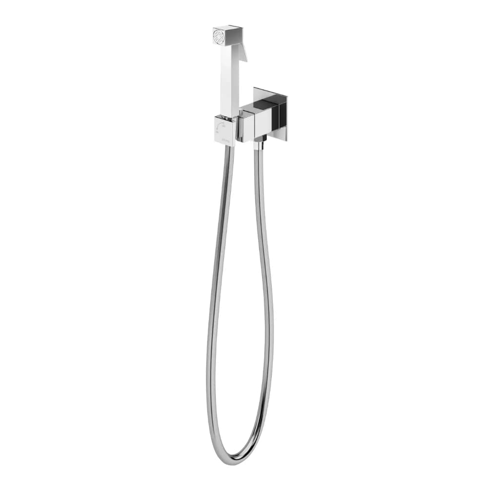 Tap for bidet/toilets, 90º opening. Brass handshower - Quadra