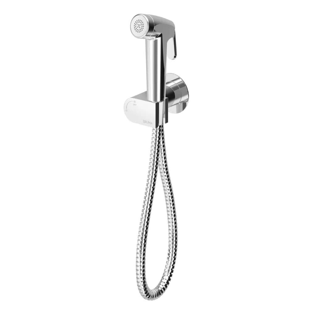 Single lever mixer for bidet/toilets, progressive opening. ABS handshower - Elo