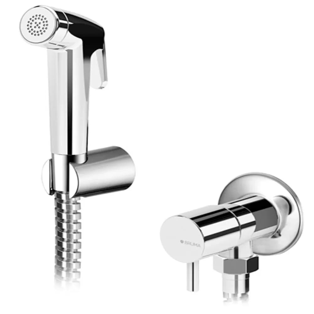 Angle tap with ABS handshower set, ABS holder and hose - Liz