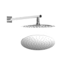 Steel shower head Ø300 mm with wall shower arm - FlowQ