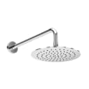 ABS shower head Ø250 mm with wall shower arm - BlueR