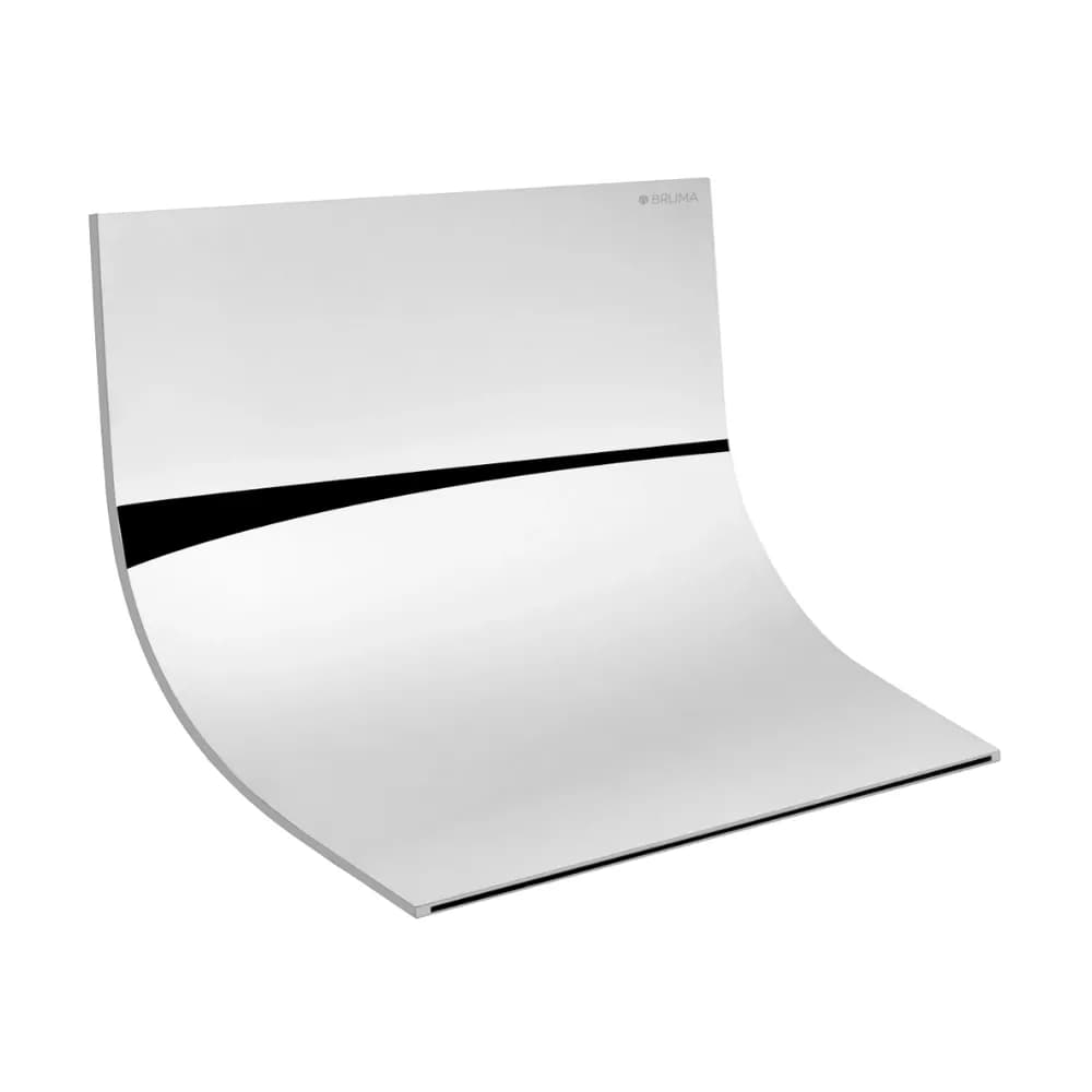 Stainless steel shower with cascade 250 mm- Luna