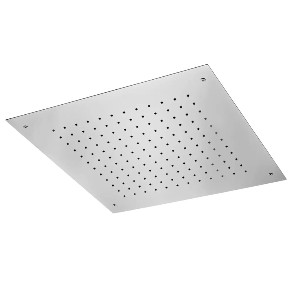 Steel shower head for ceiling installation, 500x500 mm