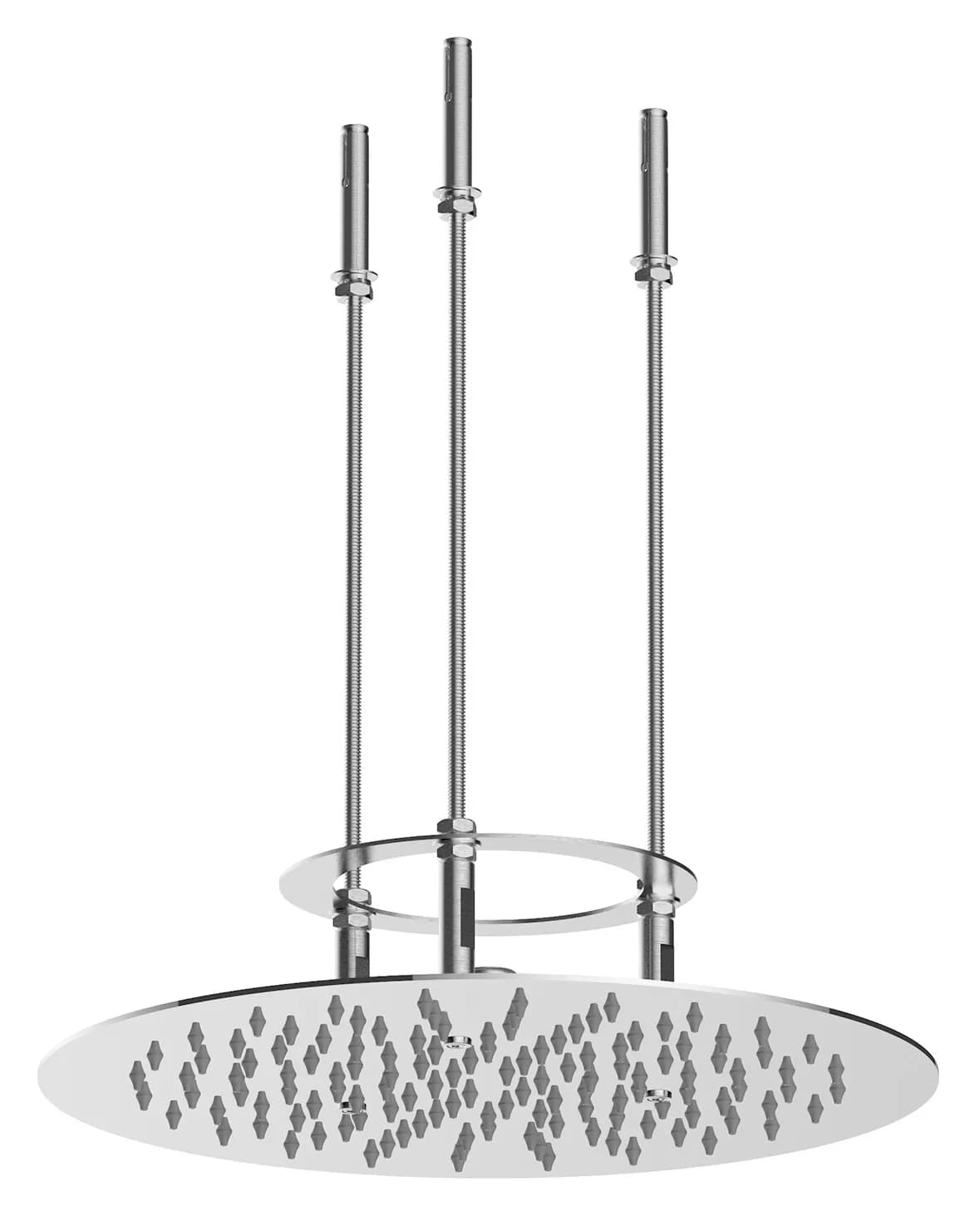 Steel shower head for ceiling installation, Ø 300 mm