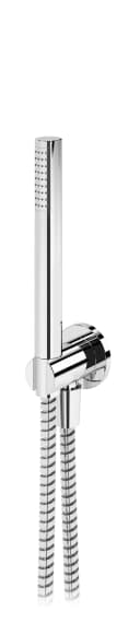 Shower set with outlet elbow, metal hose 160cm and ABS Elo handshower - BlueR