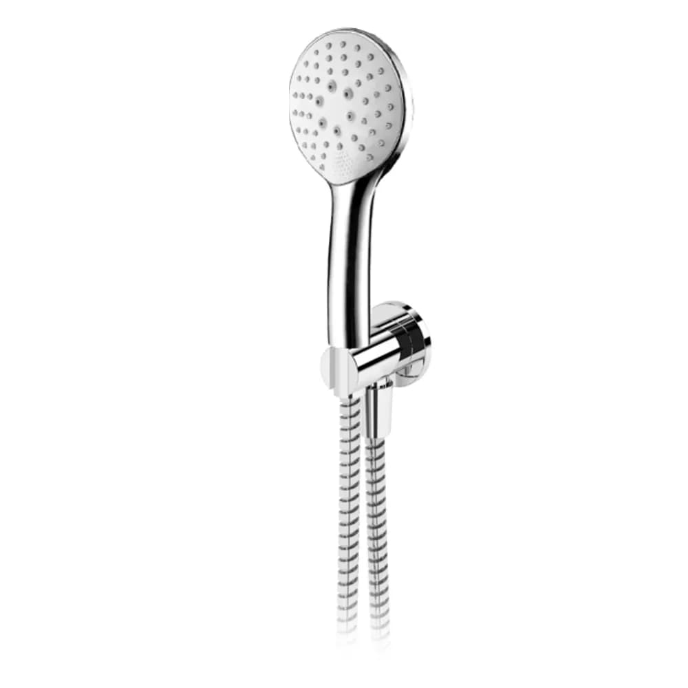 Shower set with outlet elbow, metal hose 160cm and ABS Elo handshower - BlueR: Body&Soul handshower