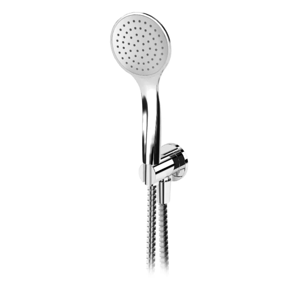 Shower set with outlet elbow, metal hose 160cm and Emotion handshower - BlueR