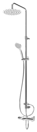 Chuveiro fixo UltraThin com Ø250 mm em inox