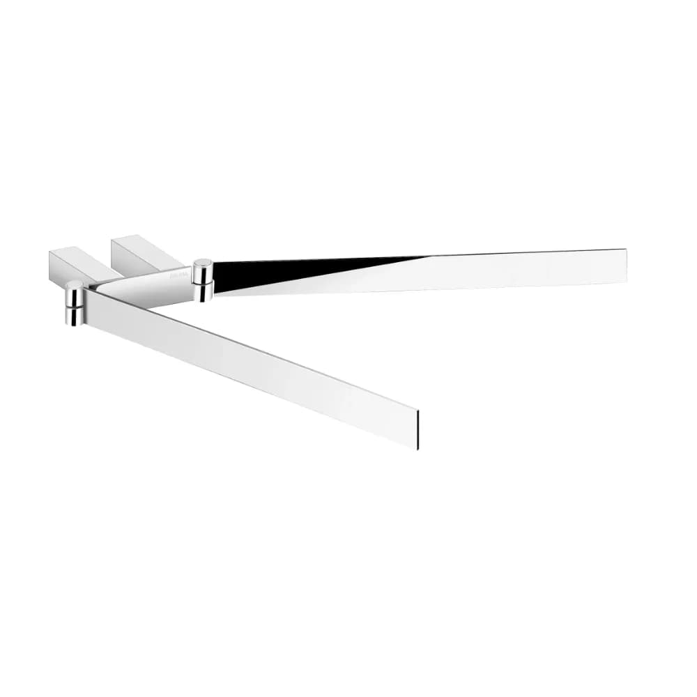 Double swivelling towel rail