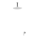 Option: Inox shower head Ø250 mm with ceiling shower arm 100 mm