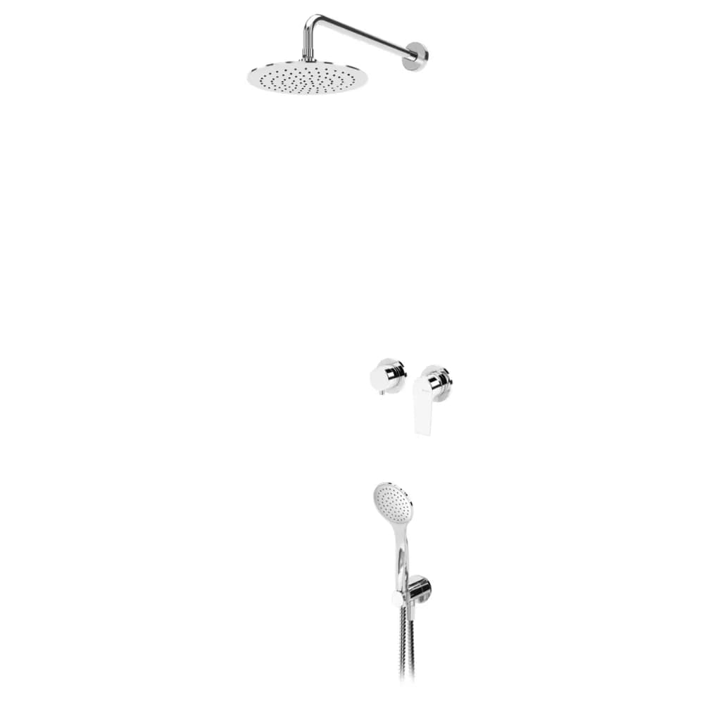 Option: UltraThin Inox shower head Ø250 mm