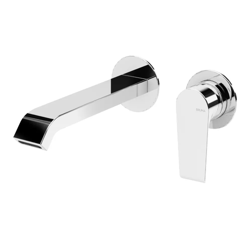 2 hole wall basin mixer