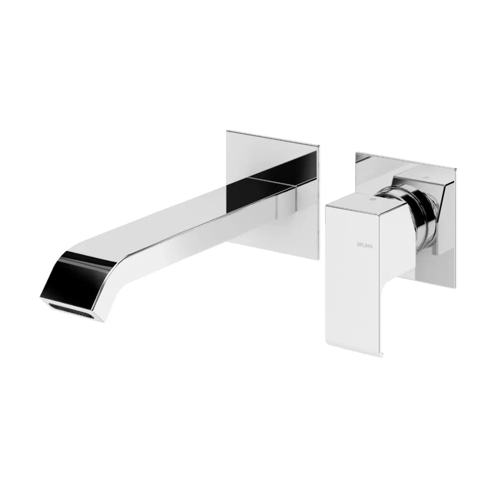 2 hole wall basin mixer