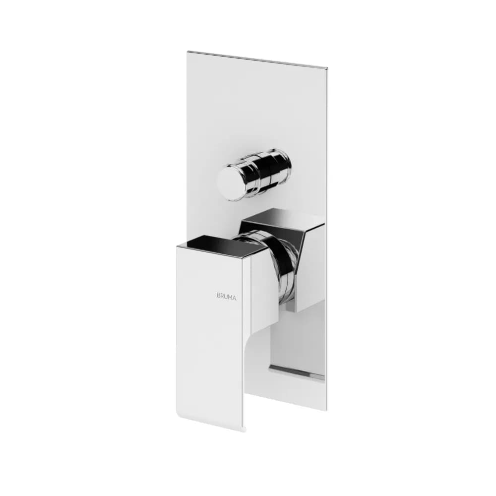 Concealed single lever mixer with 2 outlets