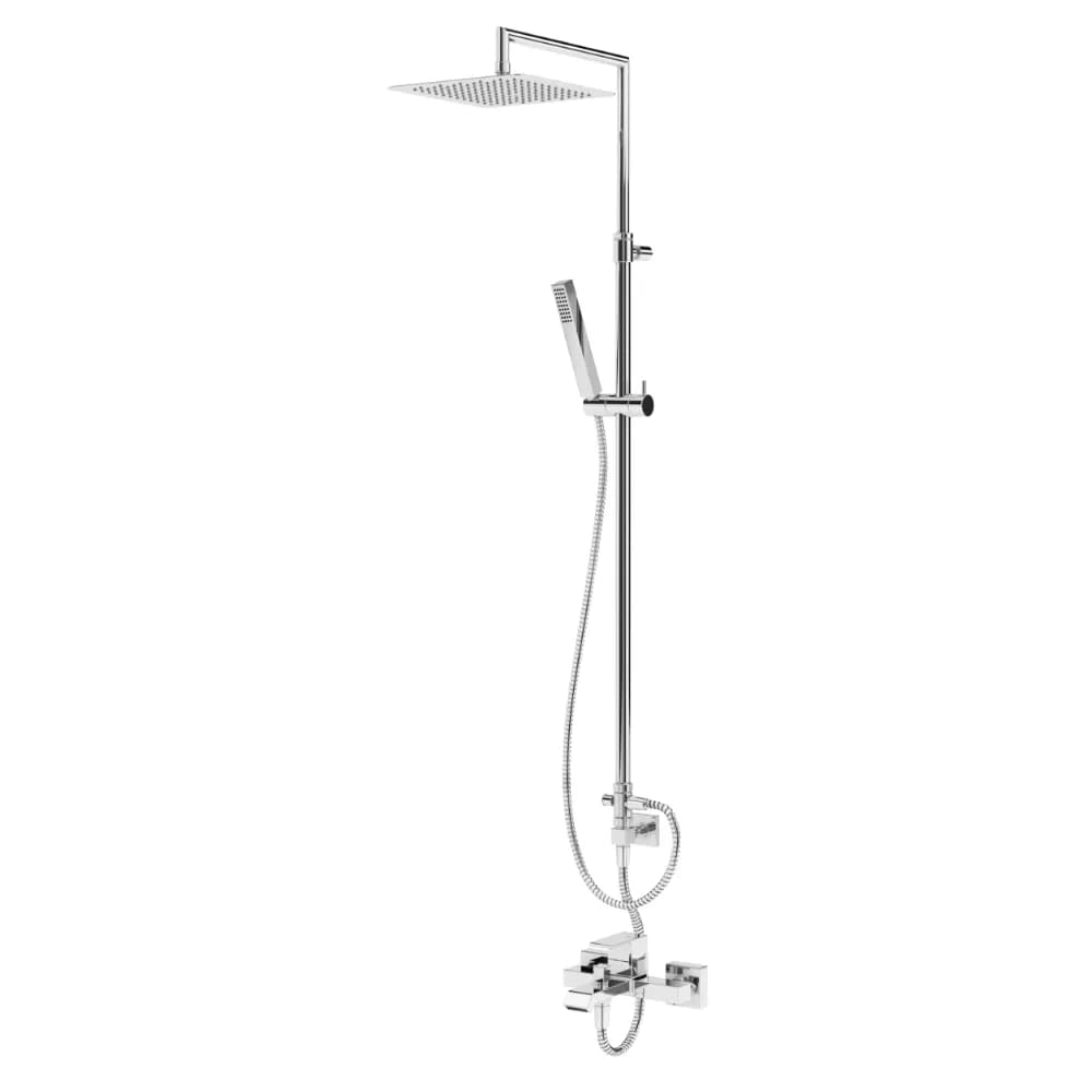Option: UltraThin Inox shower head 250x250 mm