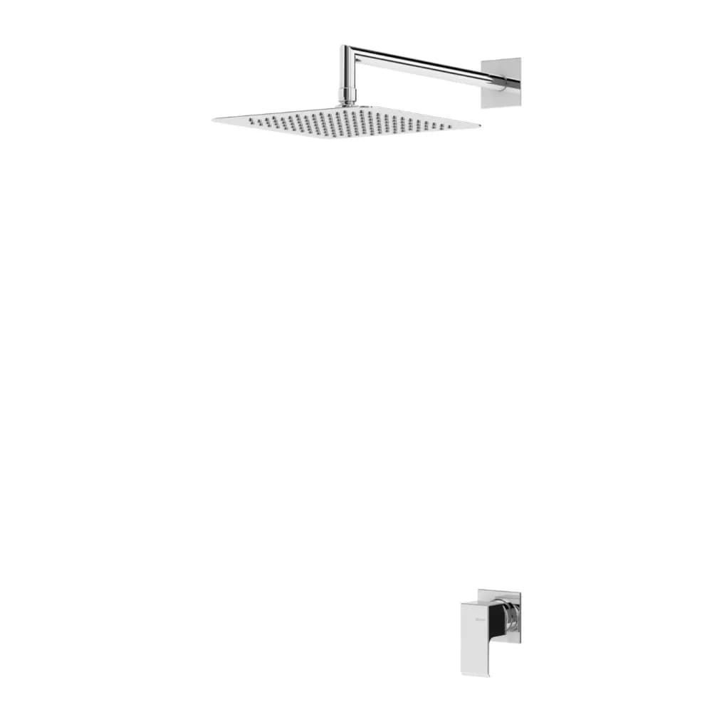 Option: UltraThin Inox shower head 250x250 mm