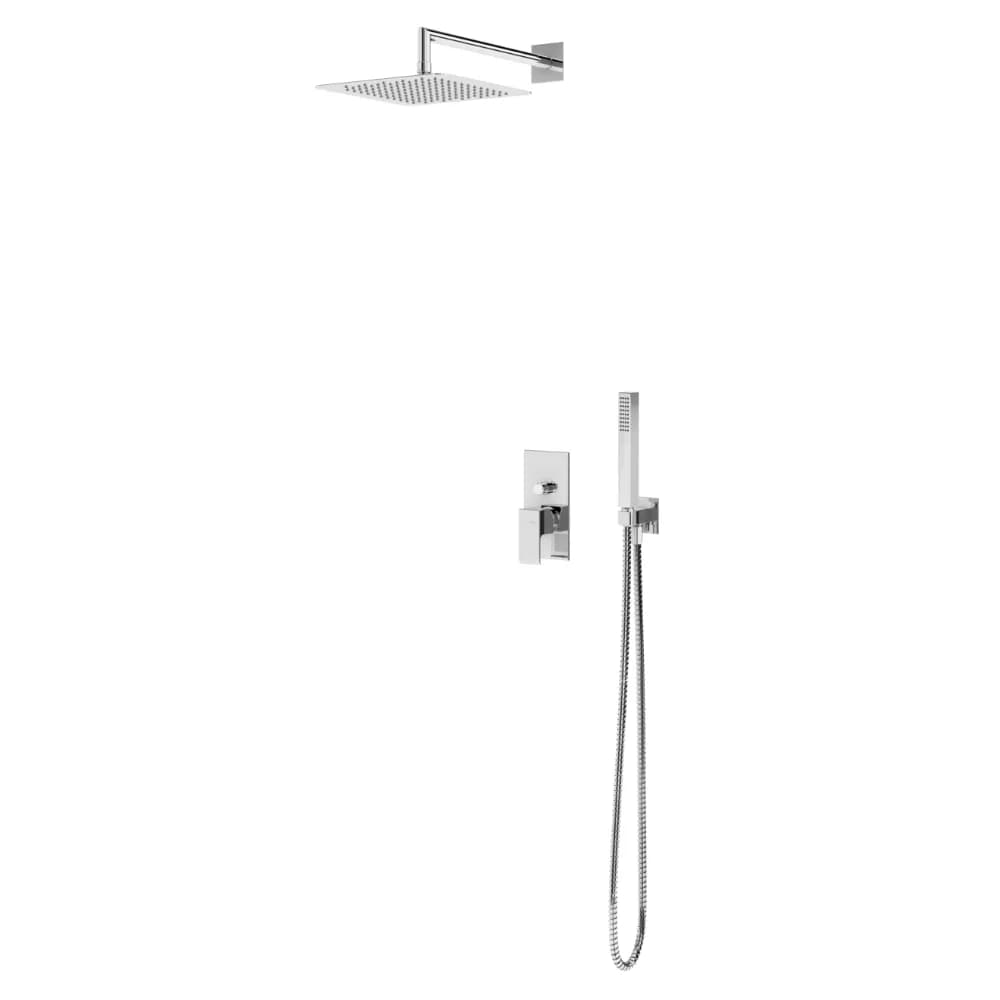 Option: UltraThin Inox shower head 300x300 mm