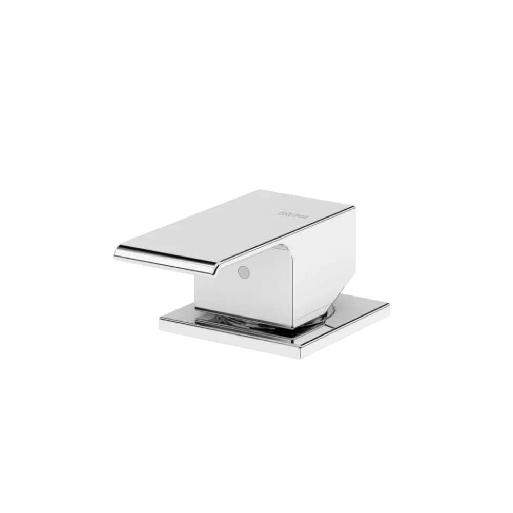 Deck-mounted single lever mixer, with 1 outlet for bathtub
