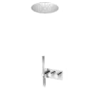  Rociador de ducha, en INOX, a techo Ø380 mm (Lluvia)