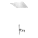 Opção: Chuveiro em INOX, de embutir no tecto 500x500 mm (Chuva)