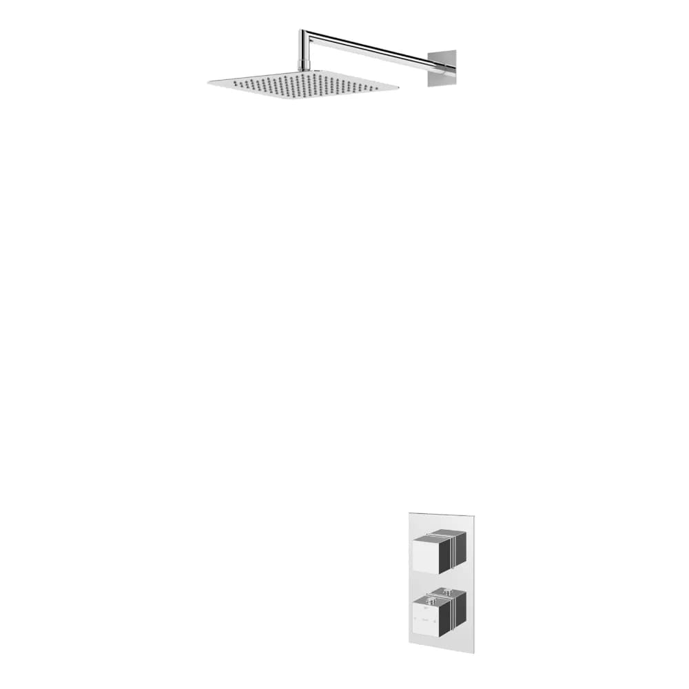 Alcachofa de ducha UltraThin 250 x 250 mm en inox