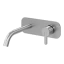 Wall basin mixer with single escutcheon. Spout with 150mm