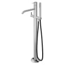 Single-lever bath/shower mixer, floor-mounted: Lever 2
