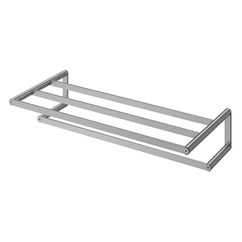 Shelf with towel rail 600 mm