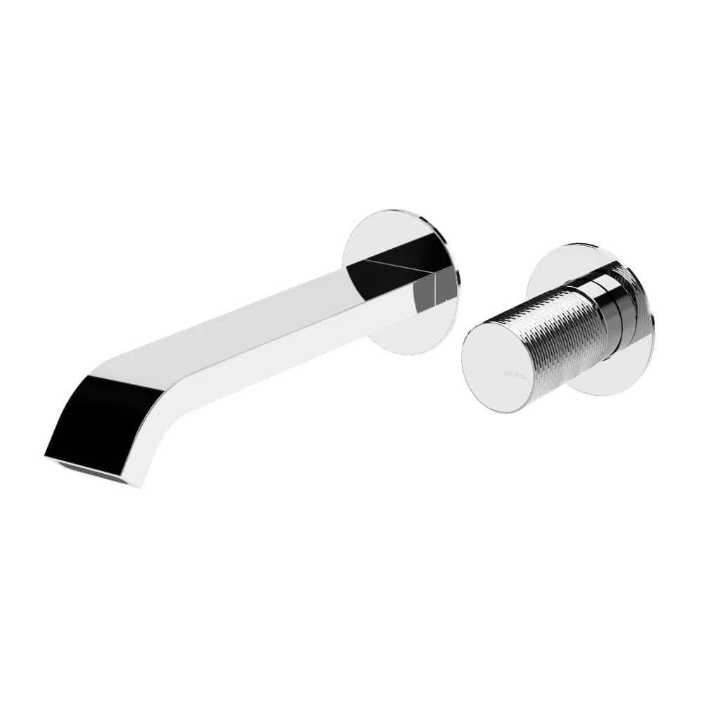 2 hole wall basin mixer