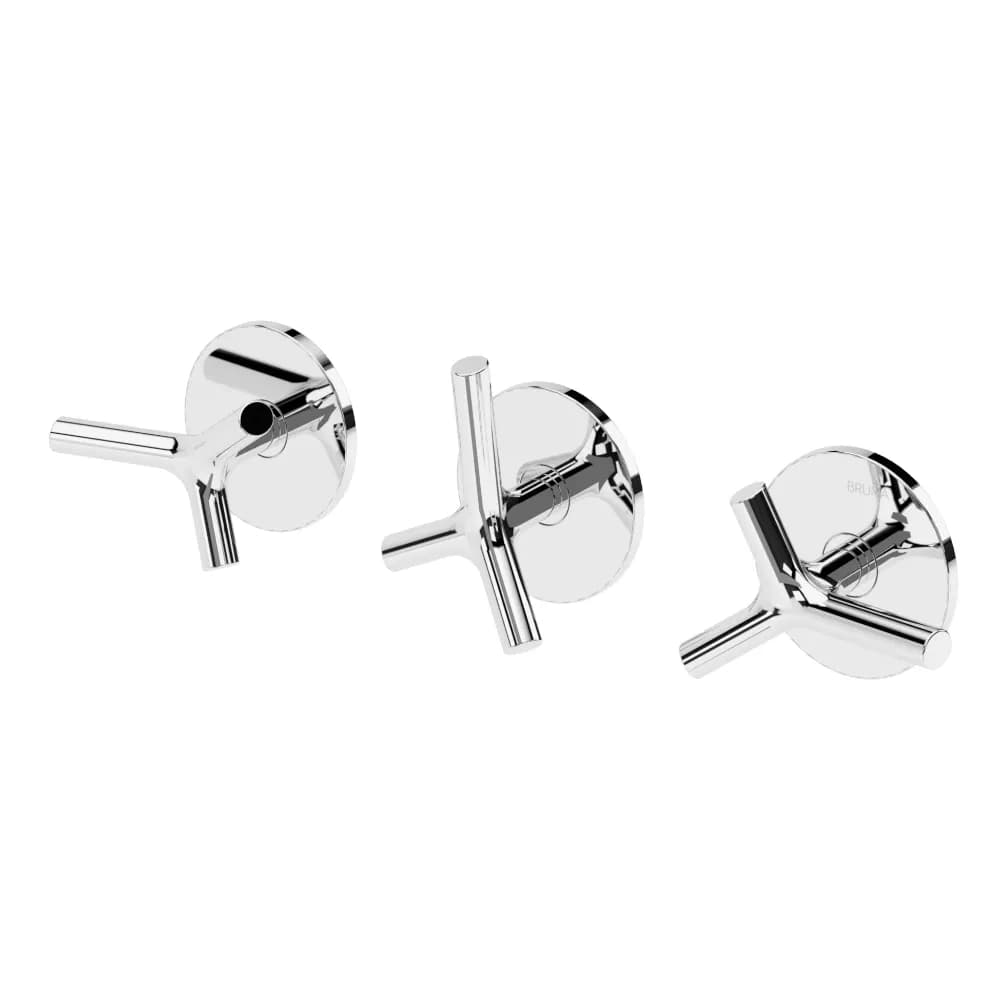 3 hole concealed mixer, with 3 outlets
