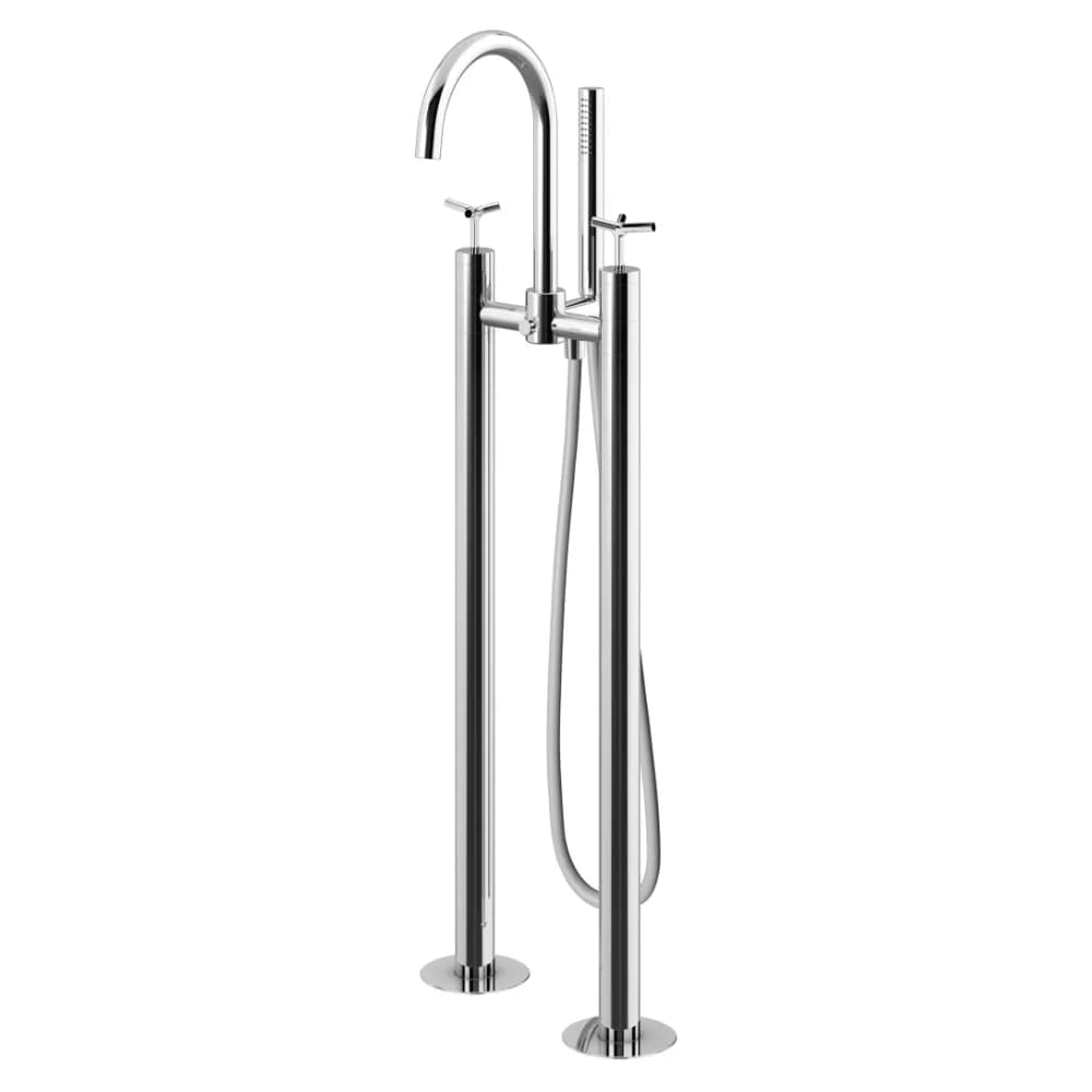 Bath/shower mixer, floor-mounted