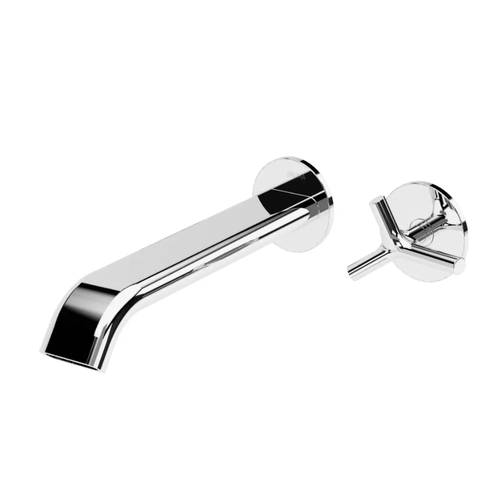 2 hole, progressive wall basin mixer